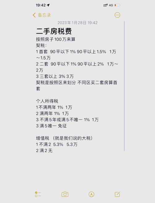 购买二手房需要交哪些费用