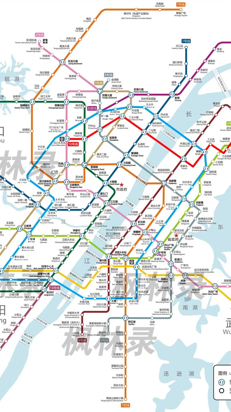 武汉地铁15号线最新线路图