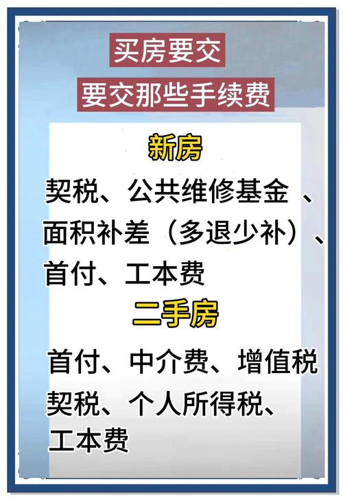 二手房交易需要哪些费用