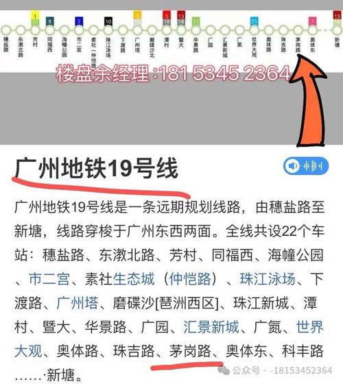 广州地铁19号线最新线路图
