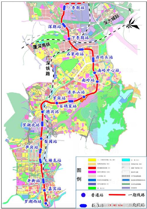 深圳地铁17号线最新线路图