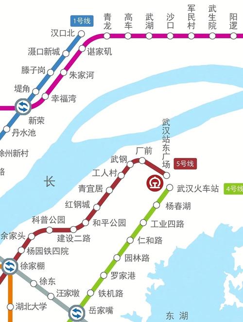 武汉地铁2号线线路图最新