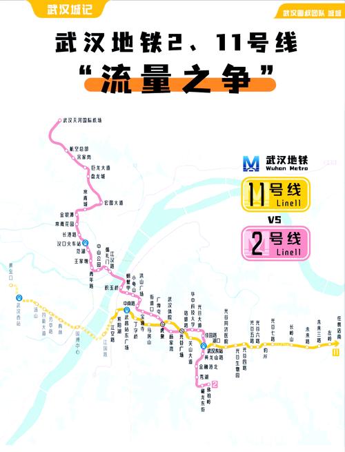 武汉地铁2号线线路图最新