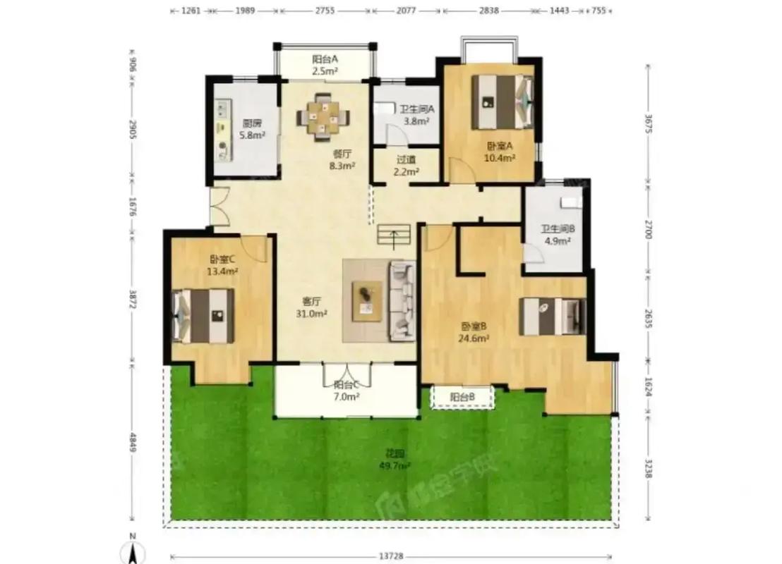 上海奥林匹克花园房价