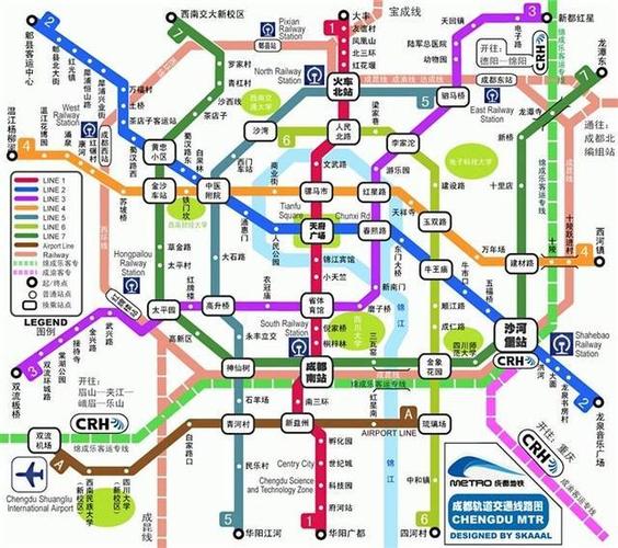 成都地铁6号线最新线路图