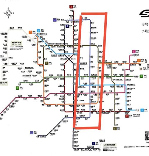 苏州地铁7号线最新线路图