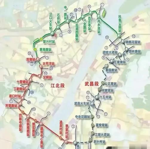 武汉12号线最新线路图