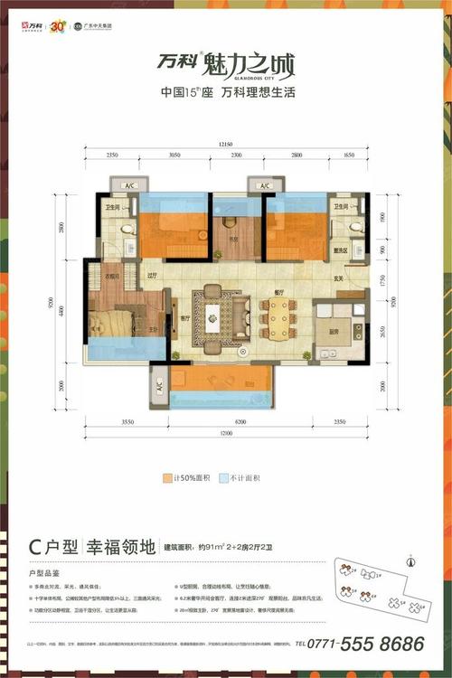 南宁万科魅力之城房价