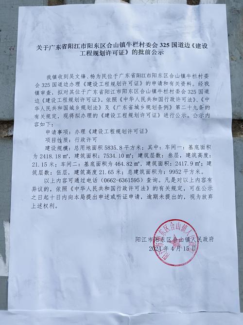 阳江325国道最新信息