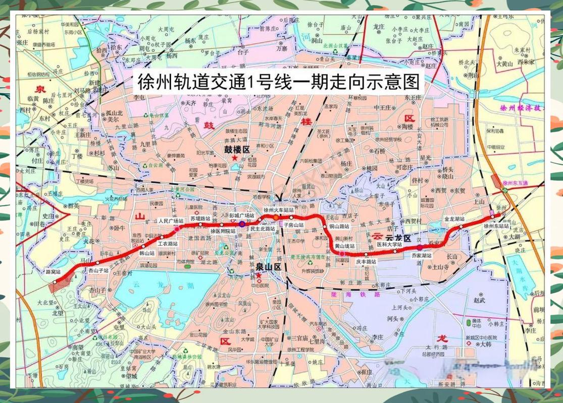 徐州地铁1号线最新消息