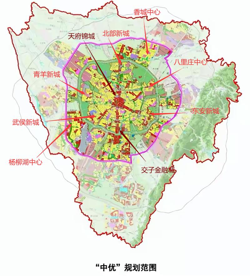 成都市城市规划图最新