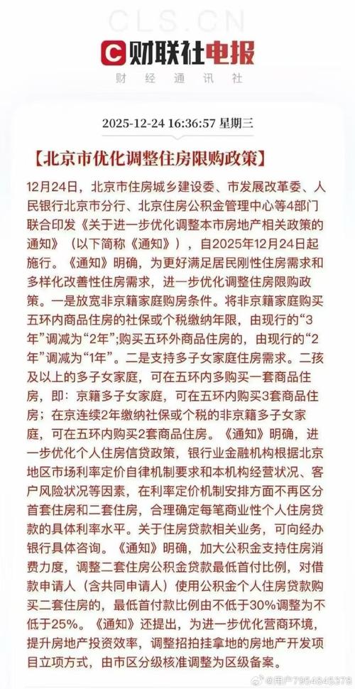 北京商住两用最新政策