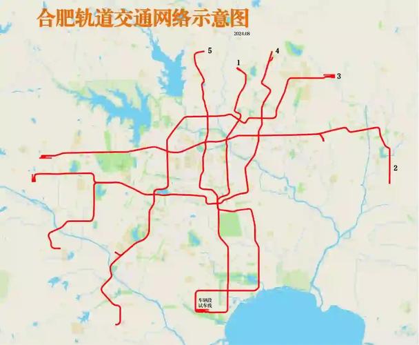 合肥市最新地铁规划图