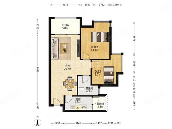 山顶道国宾城房价