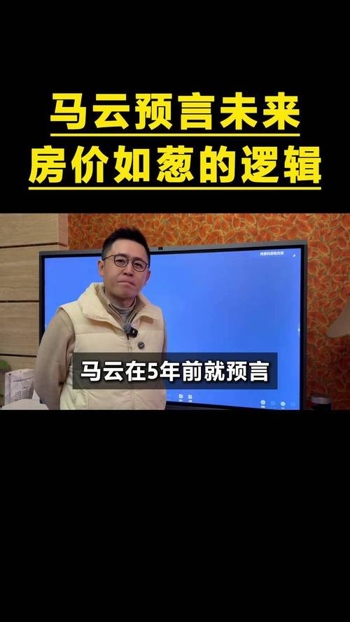 马云对房价的看法