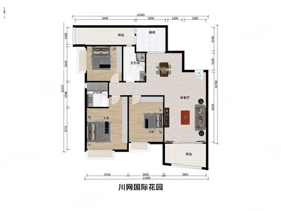 川网国际花园房价