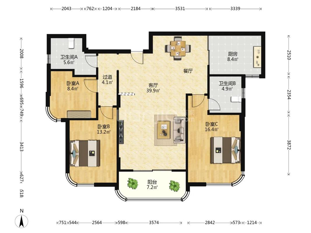 扬州蓝湾国际二手房